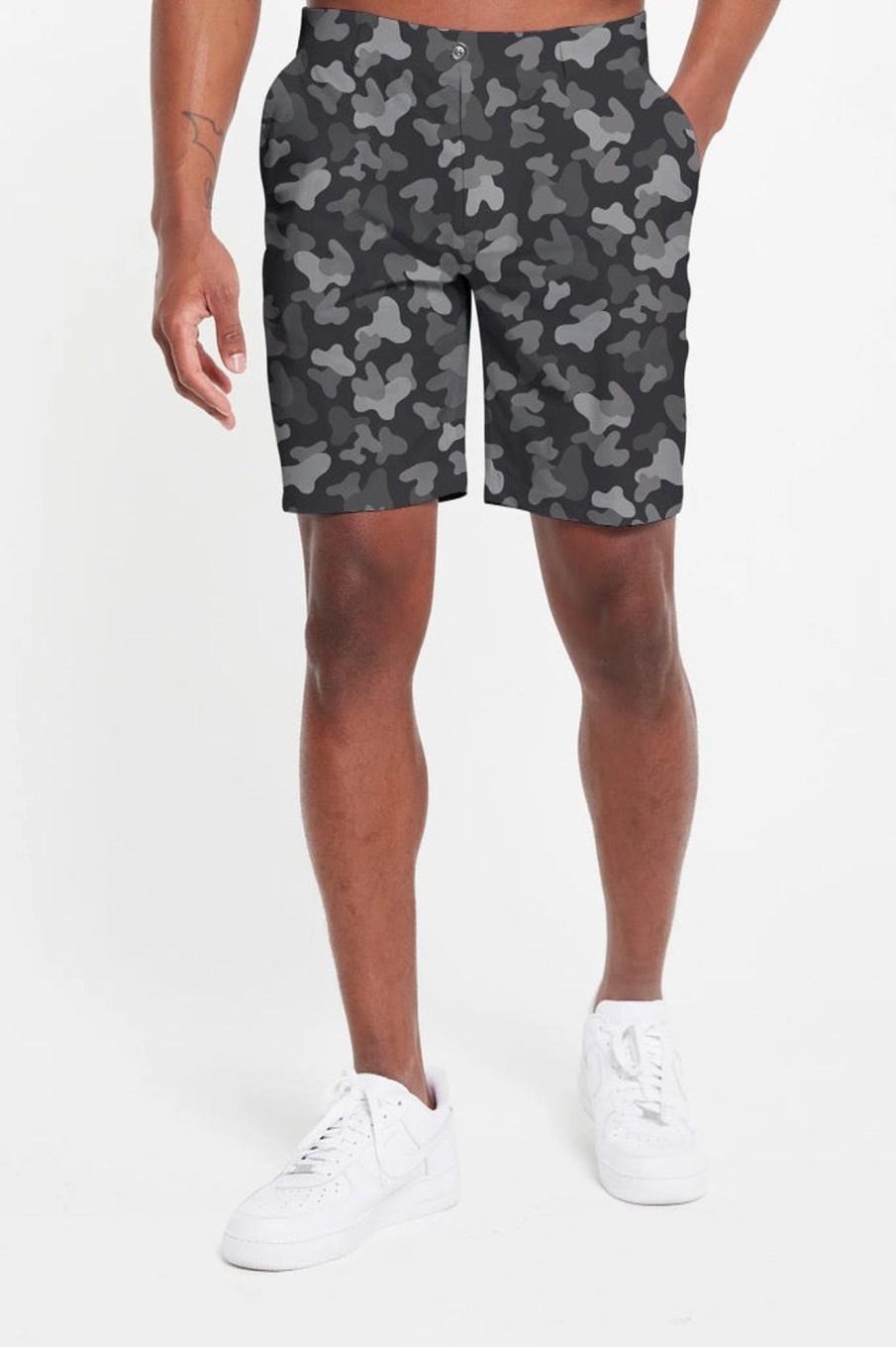 Bottoms REDVANLY | Hanover Spotted Camo Pull-On Short