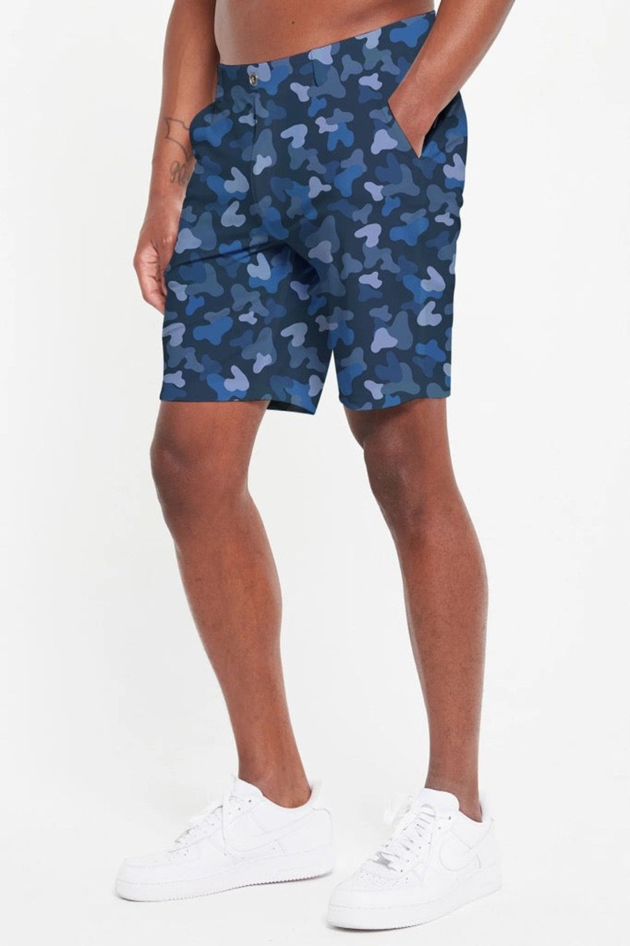 Bottoms REDVANLY | Hanover Spotted Camo Pull-On Short