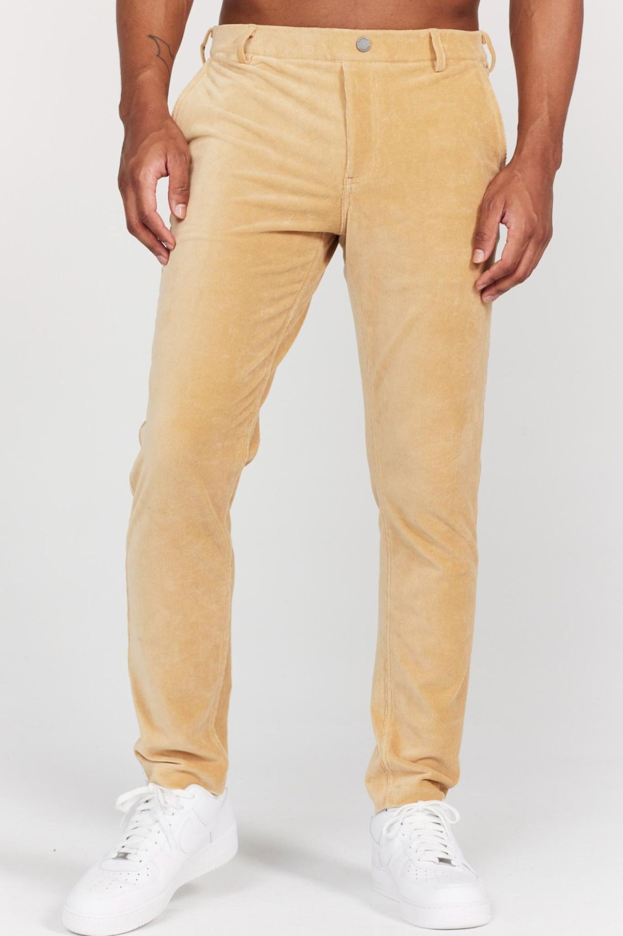 Bottoms REDVANLY | Collins Pull-On Corduroy Trouser